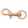 Rose gold karabiner kötelekhez többféle méretben